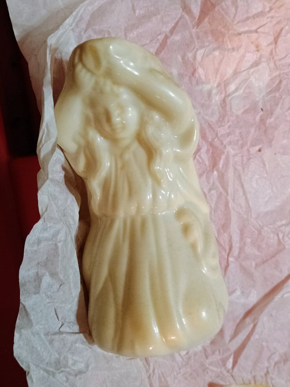 Vintage Belleek "maiden" vase/pitcher